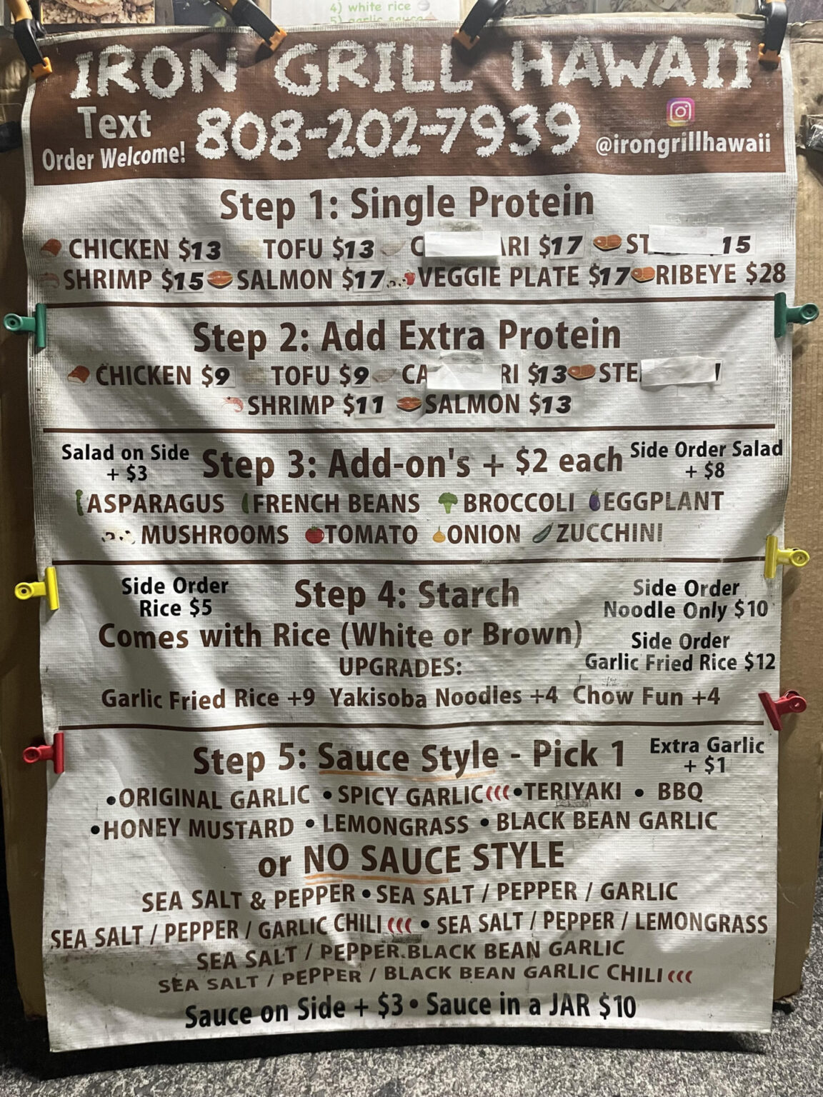 アイアン・グリル・ハワイ｜鉄板焼きが絶品すぎるフードトラック 森ユマのハワイ気分